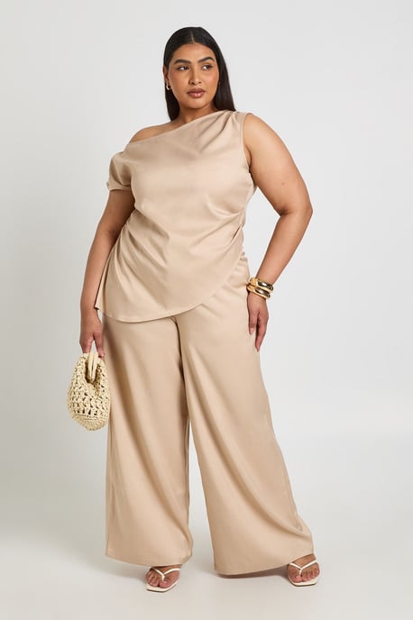 Plus Woven Asymmteric Top - Image 1