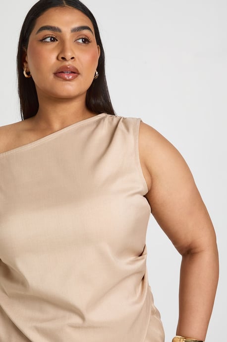 Plus Woven Asymmteric Top - Image 4