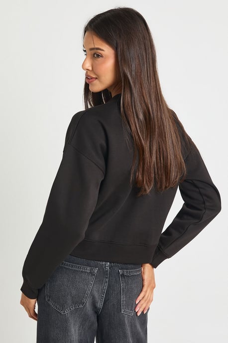High Neck Fleece Cardigan - Image 2