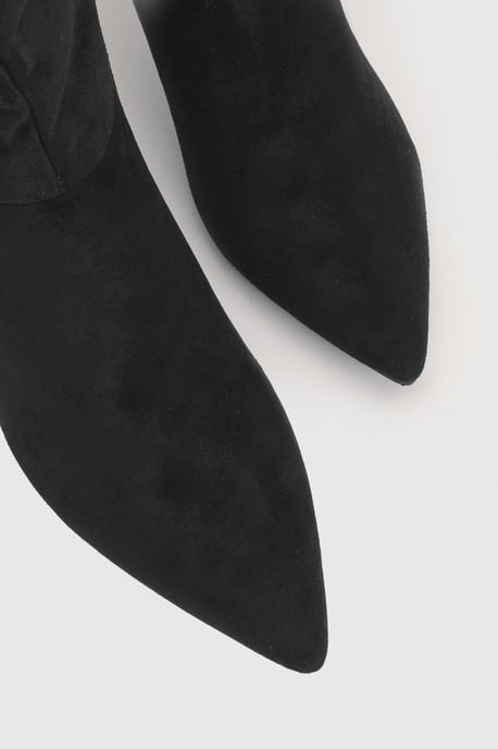 Slouchy Mid Height Knee High Boots - Image 5