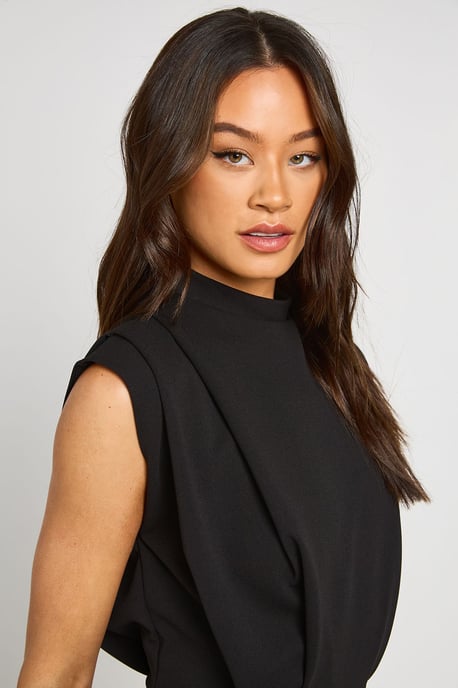 Tall Tailored Pleat Detail Playsuit - Image 4