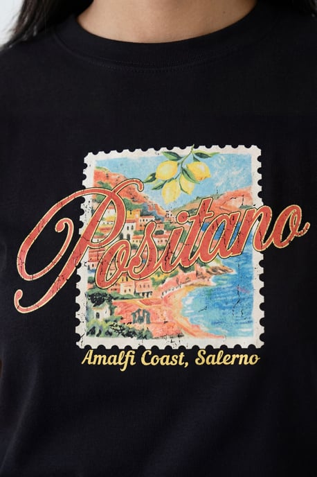 Positano Stamp Printed Baby Tee - Image 2