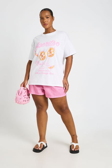 Plus Aperol Spritz Printed T Shirt - Image 3