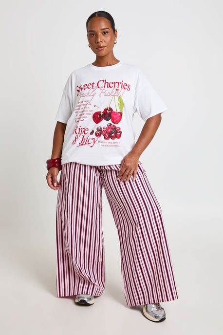 Plus Sweet Cherries Printed T Shirt - Image 3