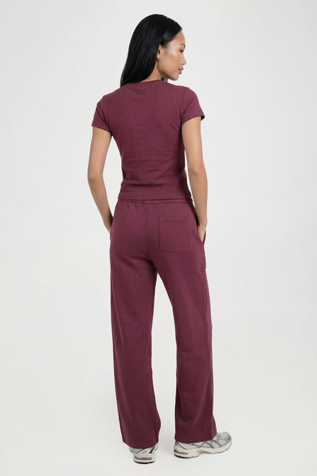 Cap Sleeve Fitted Top And Straight Leg Jogger Tracksuit - Image 2