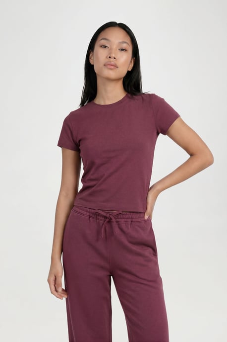 Cap Sleeve Fitted Top And Straight Leg Jogger Tracksuit - Image 4