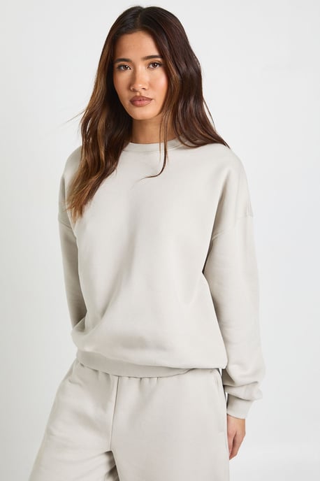 Seam Detail Sweatshirt Barrel Jogger Tracksuit - Image 3
