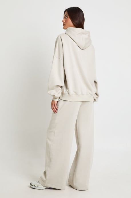Boxy Hoodie And Straight Leg Jogger Tracksuit - Image 2