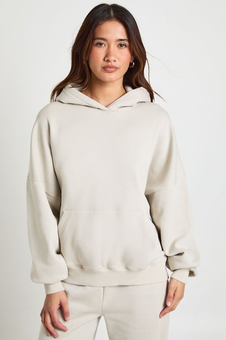 Boxy Hoodie And Straight Leg Jogger Tracksuit - Image 3