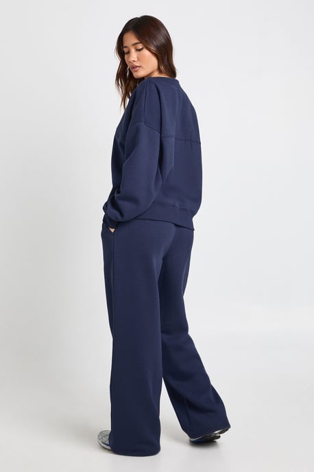 Button Through Cardigan Sweatshirt And Straight Leg Jogger Tracksuit - Image 2