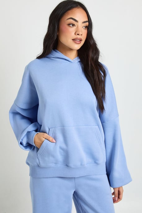 Boxy Hoodie And Straight Leg Jogger Tracksuit - Image 3