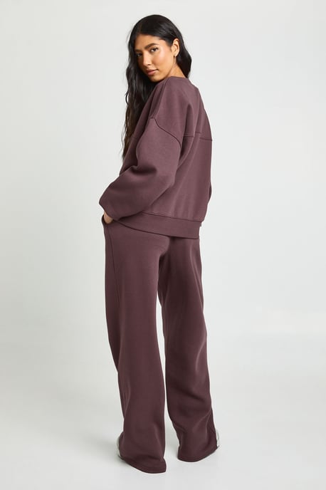 Tall Button Through Cardigan Sweatshirt And Straight Leg Jogger Tracksuit - Image 2