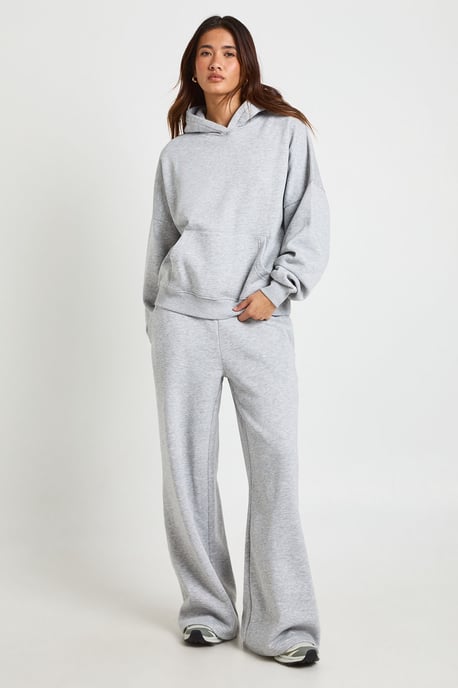 Boxy Hoodie And Straight Leg Jogger Tracksuit - Image 1