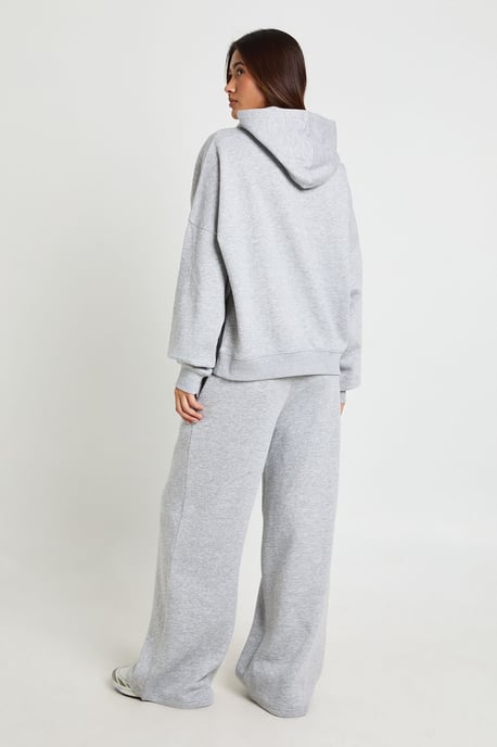 Boxy Hoodie And Straight Leg Jogger Tracksuit - Image 2