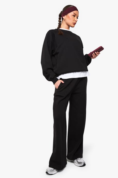 Petite Pintuck Detail Straight Leg Jogger - Image 1