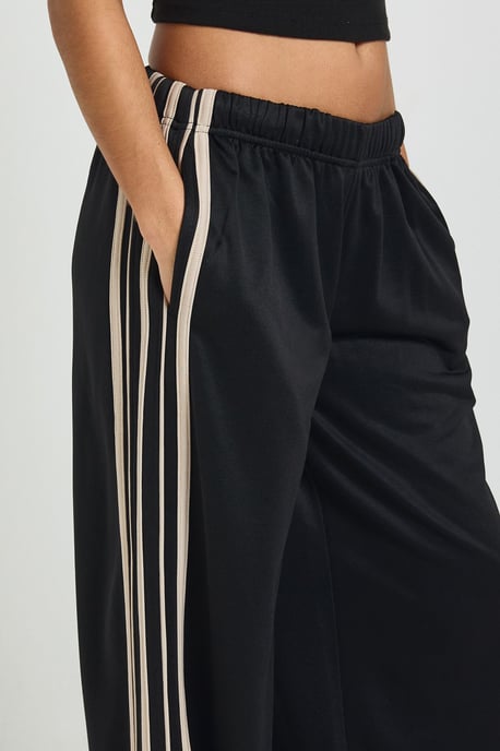 Petite Side Stripe Adjustable Cuff Wide Leg Jogger - Image 4