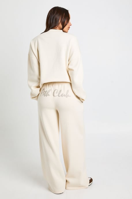 Ath Club Towelling Applique Straight Leg Jogger - Image 1