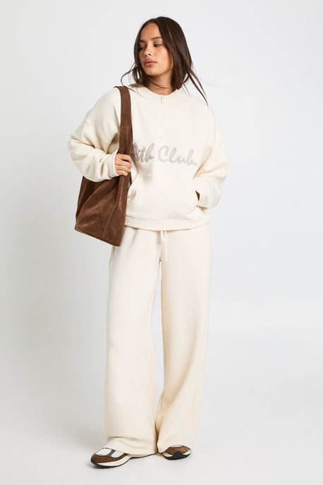 Ath Club Towelling Applique Straight Leg Jogger - Image 3