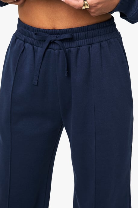 Tall Pintuck Detail Deep Waistband Wide Leg Jogger - Image 4