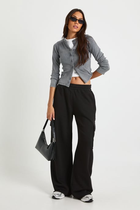Tall Wide Leg Cargo Joggers - Image 1