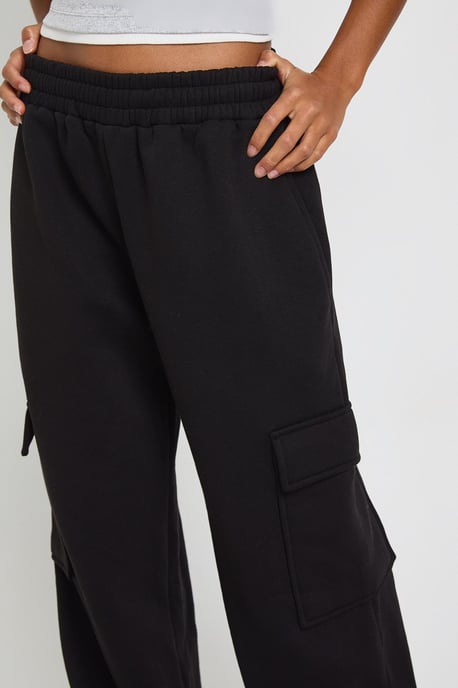 Petite Wide Leg Cargo Joggers - Image 2