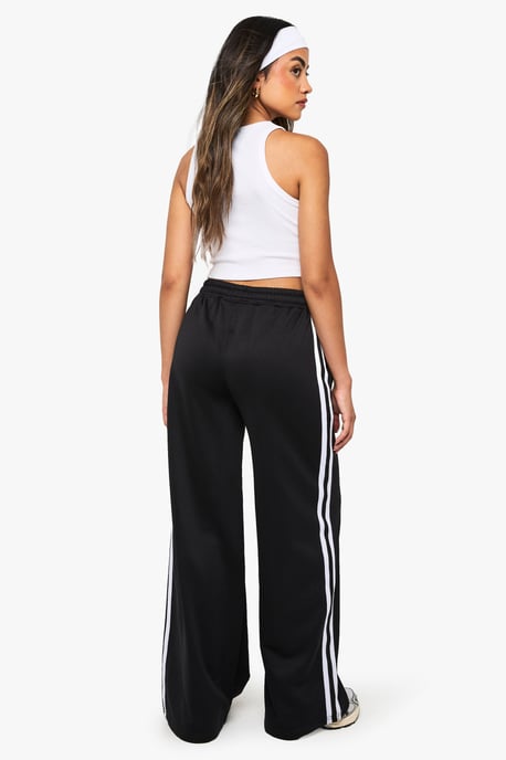 Petite Tricot Side Stripe Tape Straight Leg Jogger - Image 2