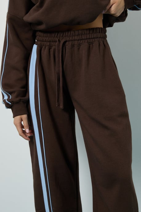 Stripe Detail Straight Leg Jogger - Image 4