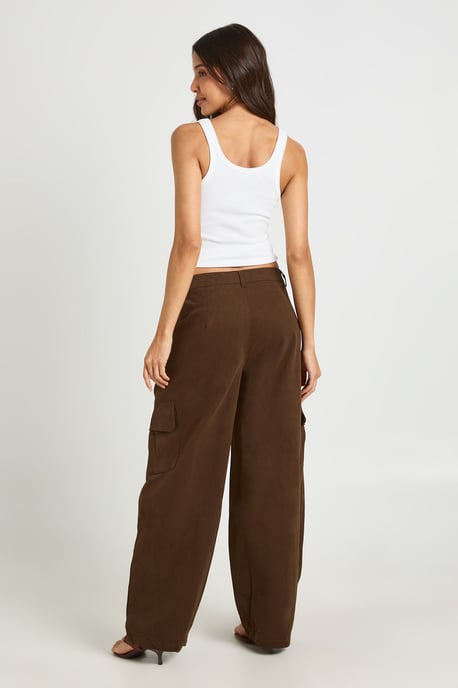 Twill Balloon Cargo Trousers - Image 2