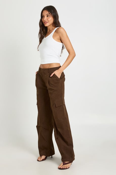 Twill Balloon Cargo Trousers - Image 3