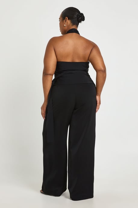 Plus Woven Cowl Wrap Drape Co-Ord - Image 2