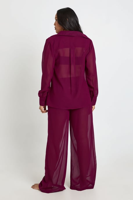 Maternity Chiffon Beach Trouser - Image 2