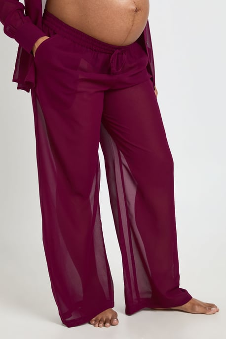 Maternity Chiffon Beach Trouser - Image 4
