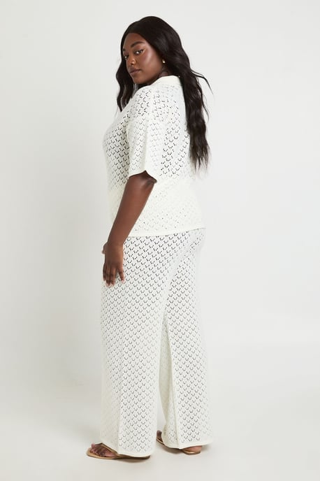 Plus Knitted Beach Trouser - Image 2
