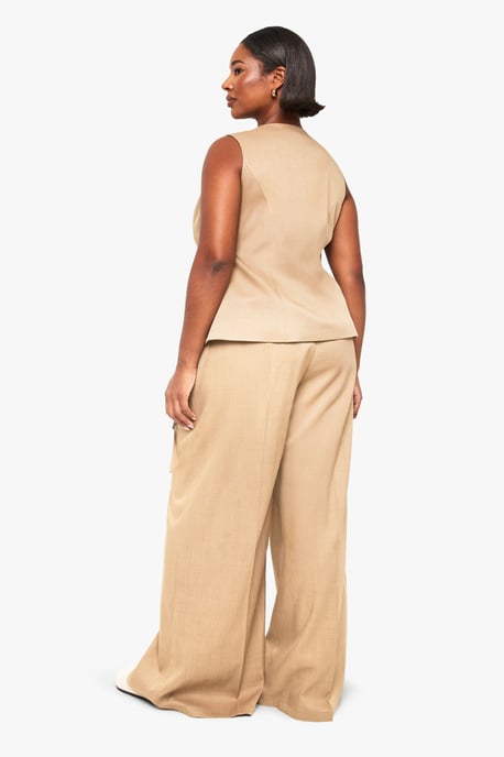 Plus Tailored Seam Detail Trouser - Image 2