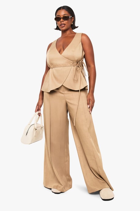 Plus Tailored Seam Detail Trouser - Image 3