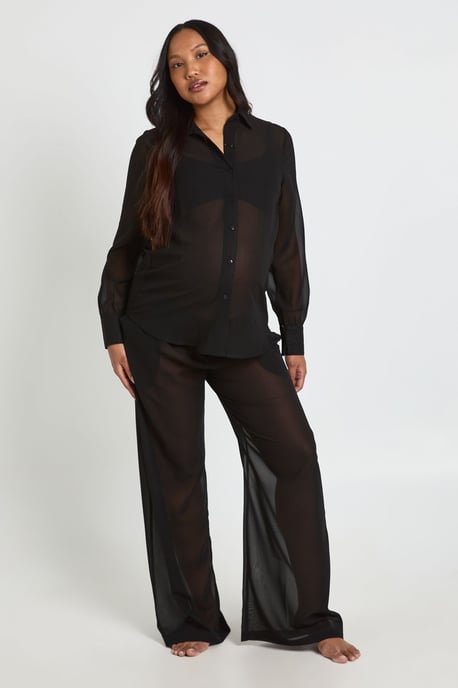 Maternity Chiffon Beach Trouser - Image 3