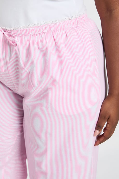Plus Lace Trim Trouser - Image 4