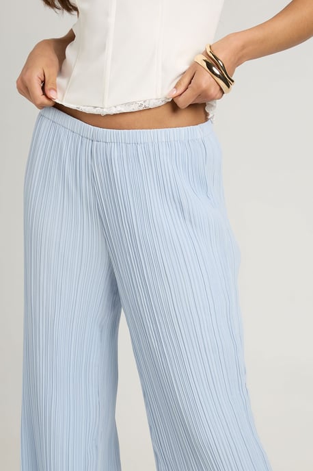 Pleated Single Channel Waistband Trouser - Image 4