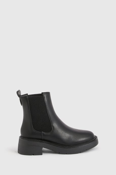Tab Detail Chunky Chelsea Boots - Image 3