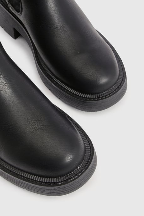 Tab Detail Chunky Chelsea Boots - Image 5