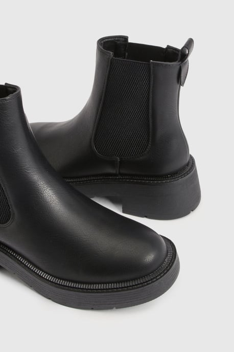 Tab Detail Chunky Chelsea Boots - Image 6