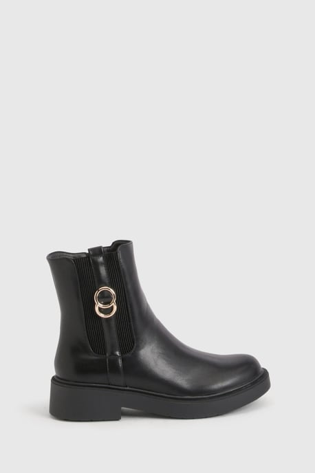 Buckle Detail Chunky Chelsea Boots - Image 3