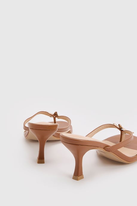 Starfish Trim Toe Post Heeled Mules - Image 4