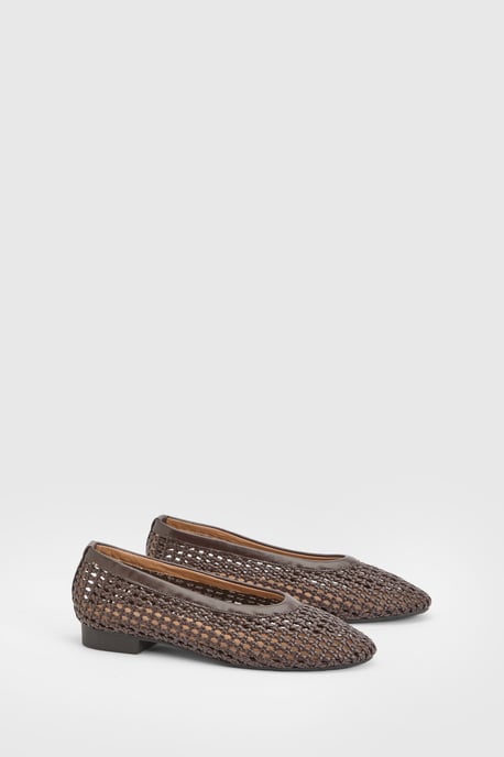 Woven Ballet Flats - Image 3