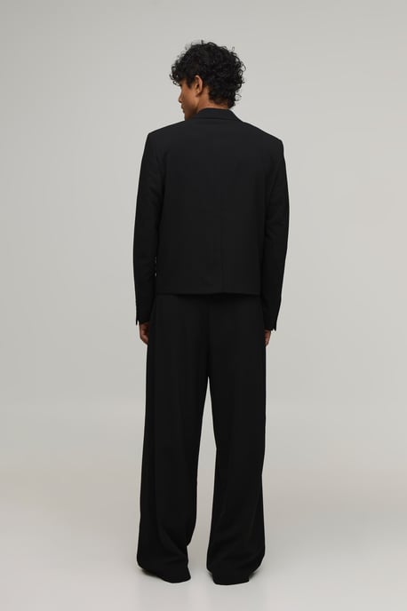 Tailored Pleat Front Wide Fit Suit Trousers - Image 2