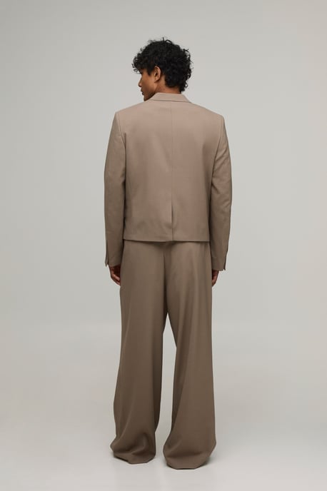 Tailored Pleat Front Wide Fit Suit Trousers - Image 2