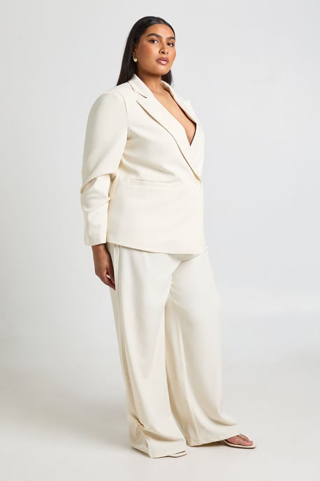 Plus Gold Trim Tailored Trouser - Image 3