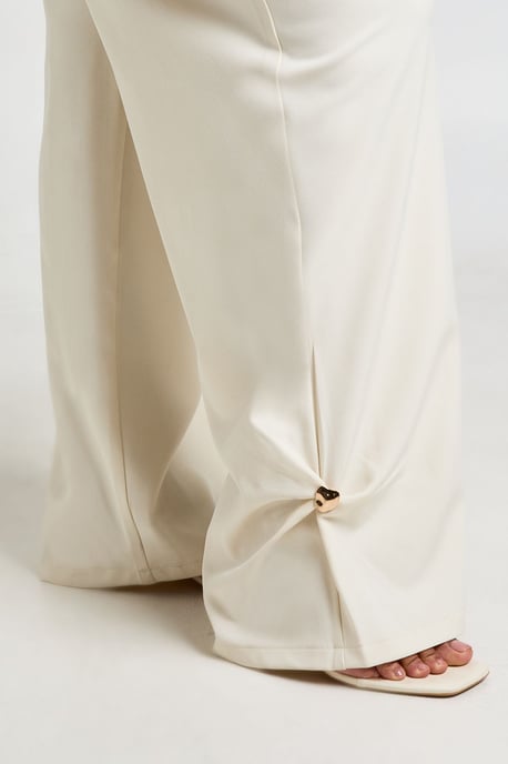 Plus Gold Trim Tailored Trouser - Image 4