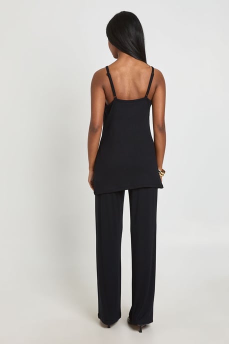 Straight Leg Rib Trouser - Image 2