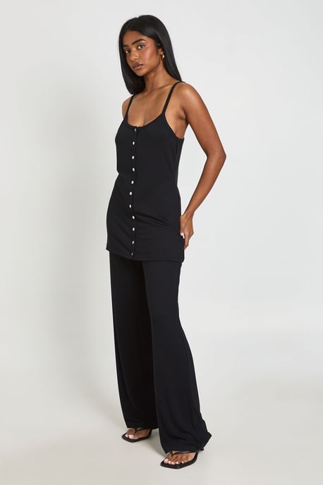 Straight Leg Rib Trouser - Image 3